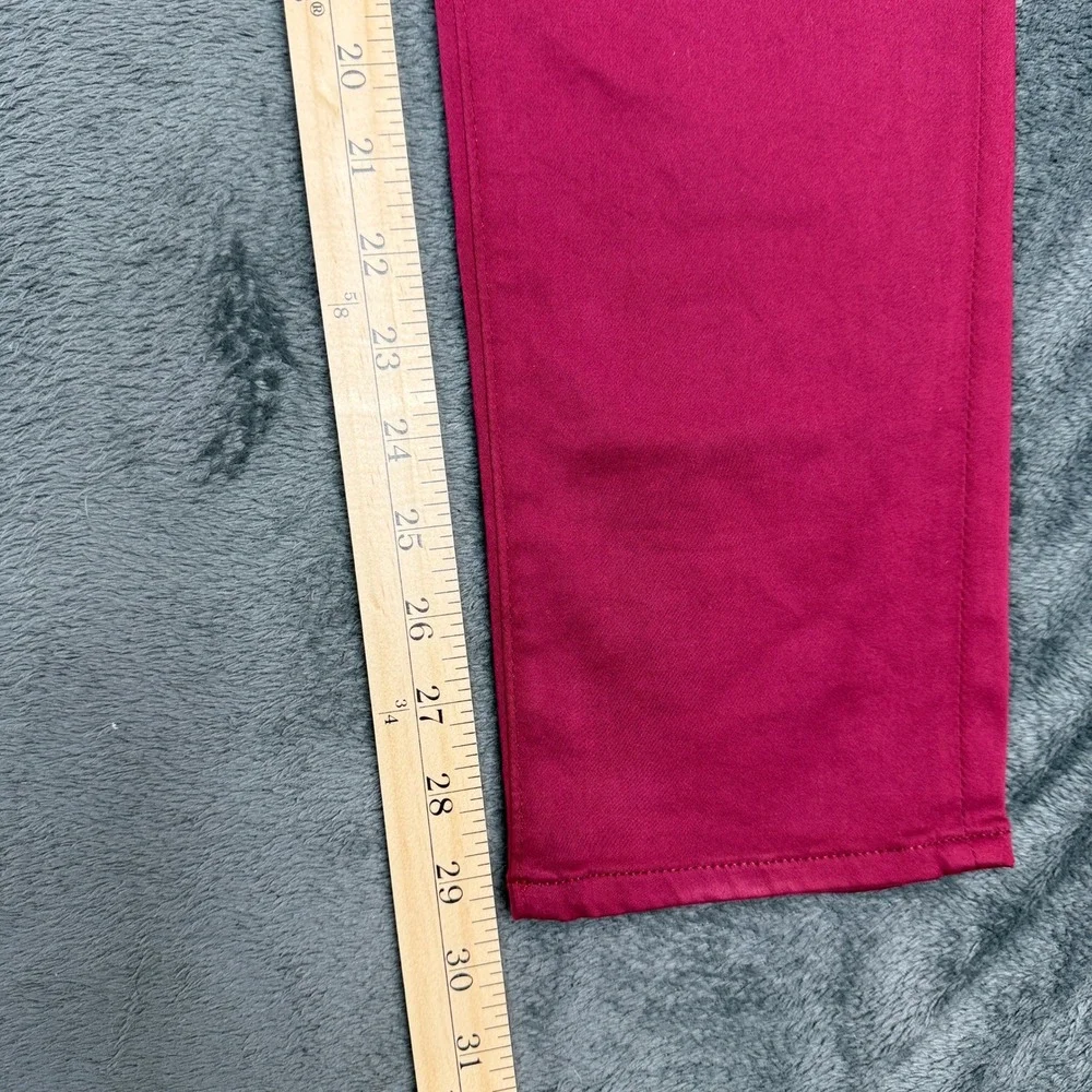 AG Adriano Goldschmied The Stilt Cigarette Leg Pink‎ Jeans Womens - Picture 10 of 15